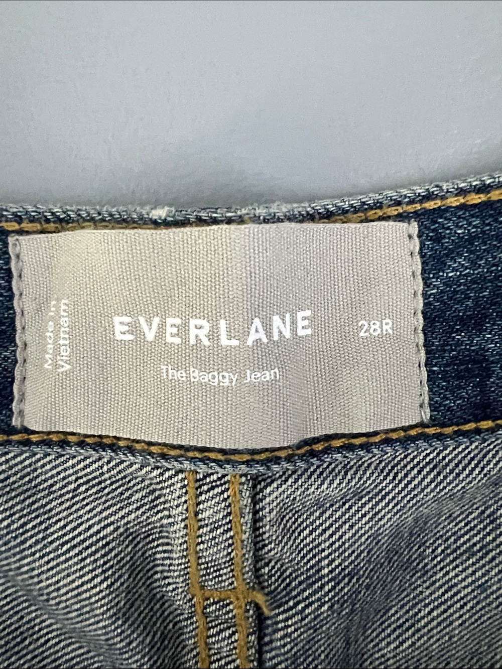 New Everlane THE OG BAGGY JEAN in Ricky Size 28 - Picture 5 of 12